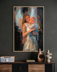 Prophetic Art Print "Always behind you", Psalm 91:11, Ain Vares Art