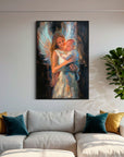 Prophetic Art Print "Always behind you", Psalm 91:11, Ain Vares Art