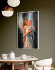 Prophetic Art Print "Always behind you", Psalm 91:11, Ain Vares Art