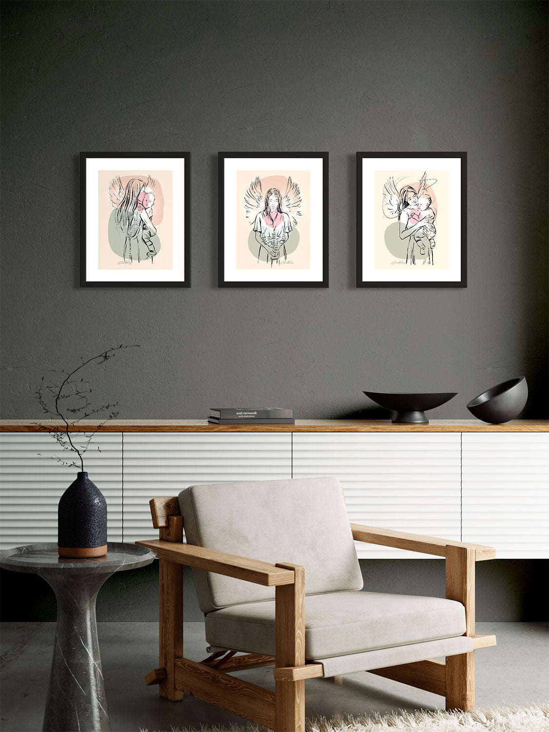 Prophetic art print "Always protected"