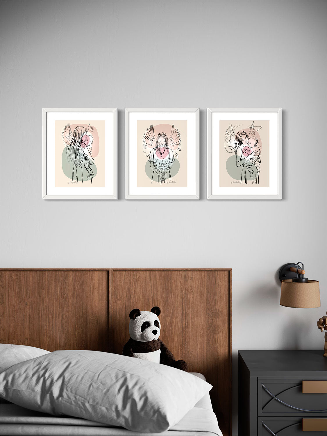 Prophetic art print "Always protected"