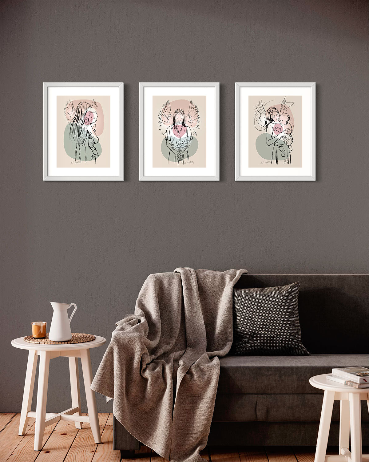 Prophetic art print "Always protected"
