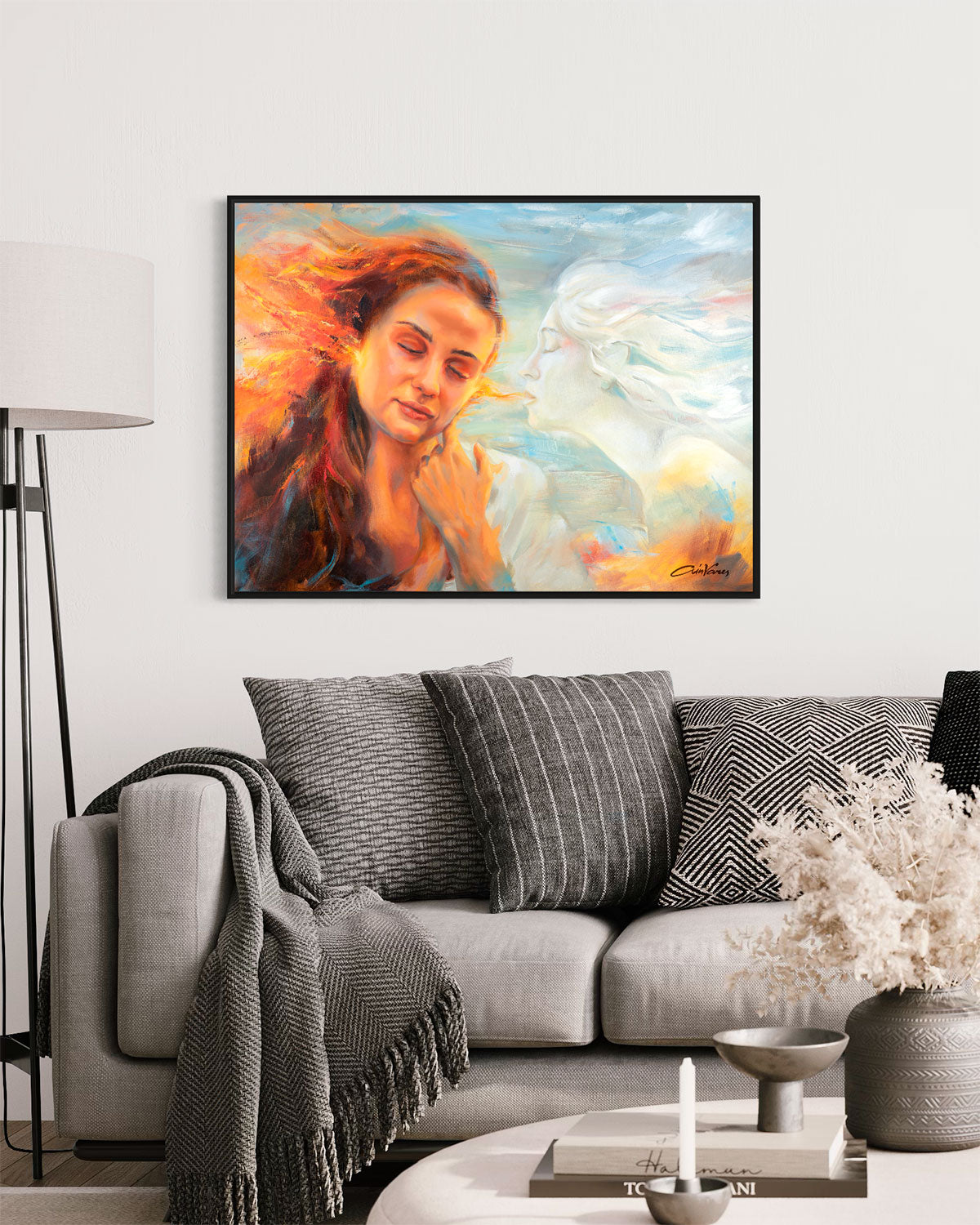 Prophetic Art Print "Baptized with the Holy Spirit" Matthew 3:11, Ain Vares Art