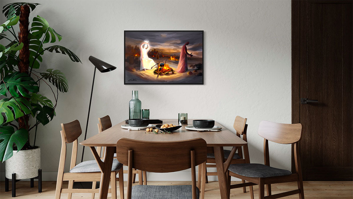 Prophetic Art Print "Birthright" Genesis 25:29-34, Ain Vares Art