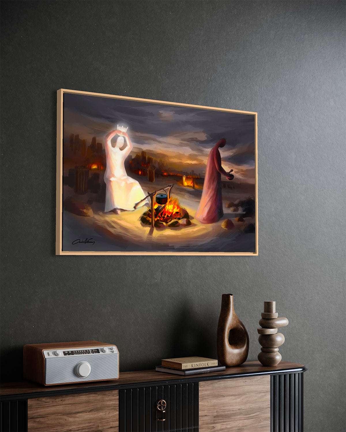 Prophetic Art Print "Birthright" Genesis 25:29-34, Ain Vares Art