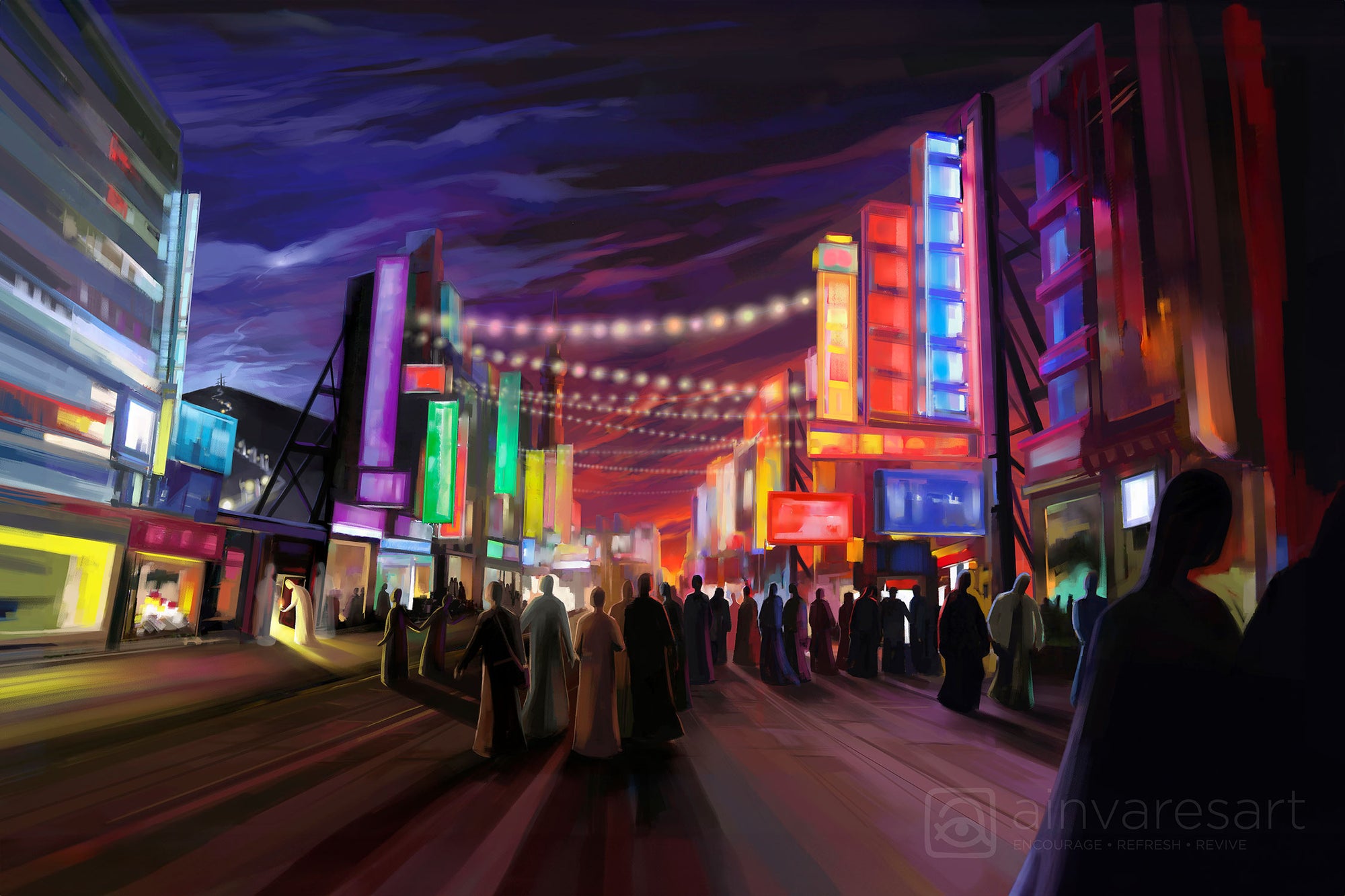 "Broad Road and Narrow Gate" Matthew 7:13 - Prophetic Art Print