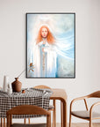 Prophetic Art Print "Bride of Christ - Dedicated to the Lord", Ain Vares Art