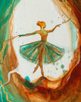"I can do all things through Him" triptych - Original Prophetic Painting