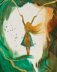 "I can do all things through Him" triptych - Original Prophetic Painting