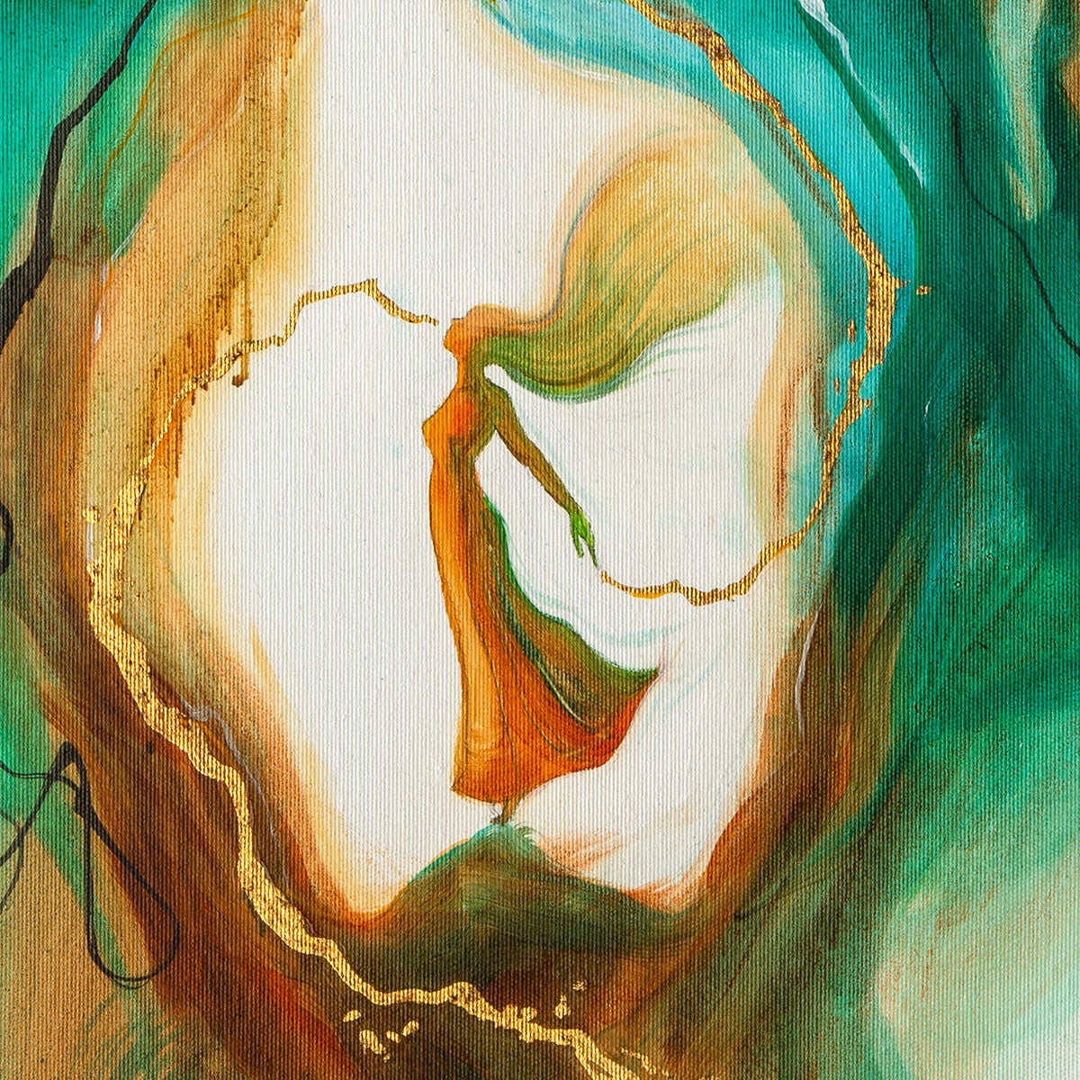 "I can do all things through Him" triptych - Original Prophetic Painting