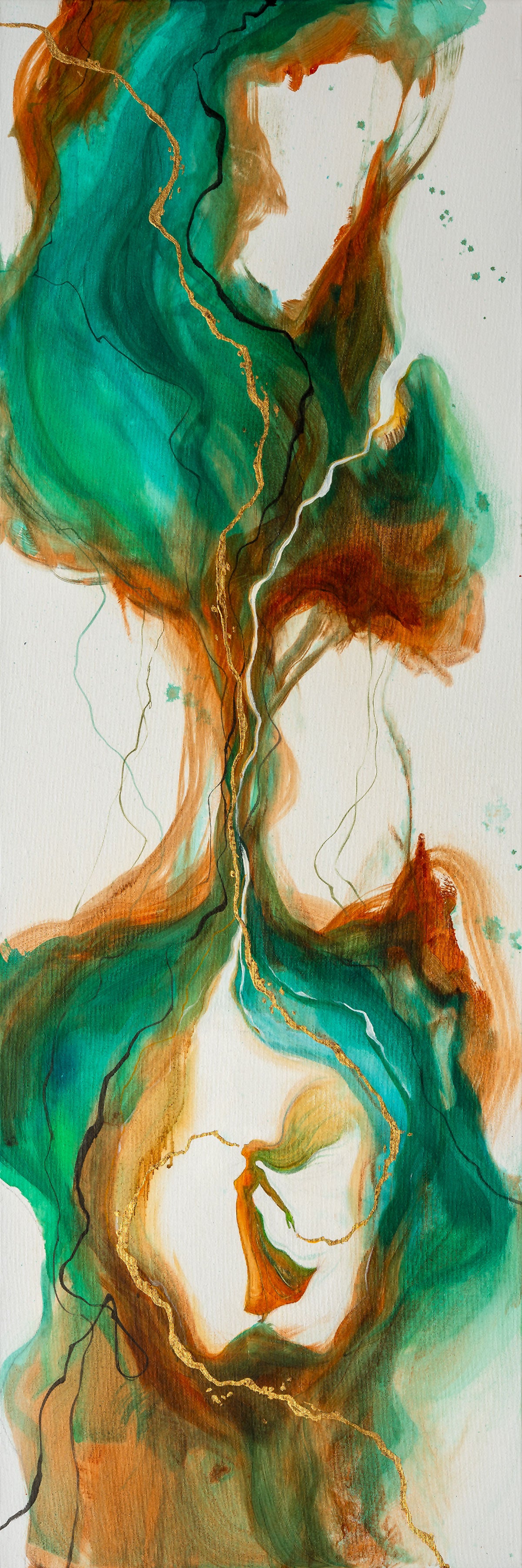 "I can do all things through Him" triptych - Original Prophetic Painting