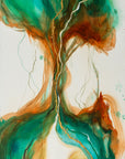 "I can do all things through Him" triptych - Original Prophetic Painting