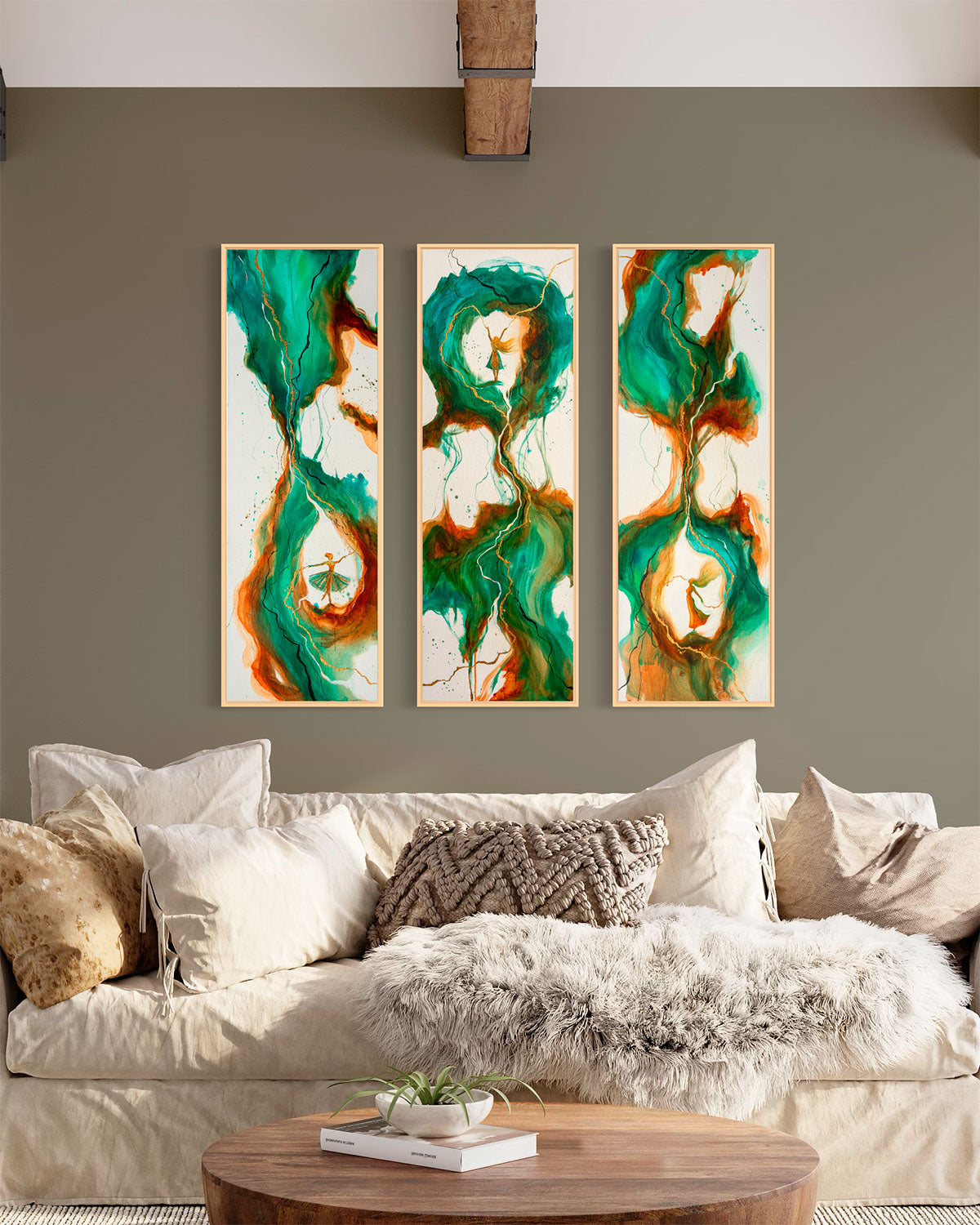 Prophetic Art Print "I can do all things through Him" Philippians 4:13, Ain Vares Art