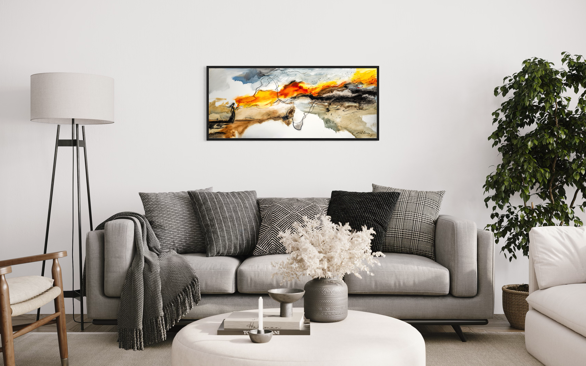 Prophetic Art Print "I keep my lamp burning", Ain Vares Art