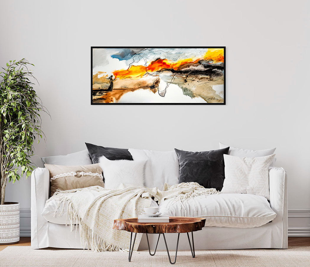 "I keep my lamp burning" - Original Prophetic Painting