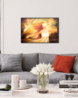 Prophetic Art Print "I wait for the Lord, my Whole Being Waits" Psalm 130, Ain Vares Art