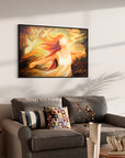 Prophetic Art Print "I wait for the Lord, my Whole Being Waits" Psalm 130, Ain Vares Art