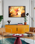 Prophetic Art Print "I wait for the Lord, my Whole Being Waits" Psalm 130, Ain Vares Art