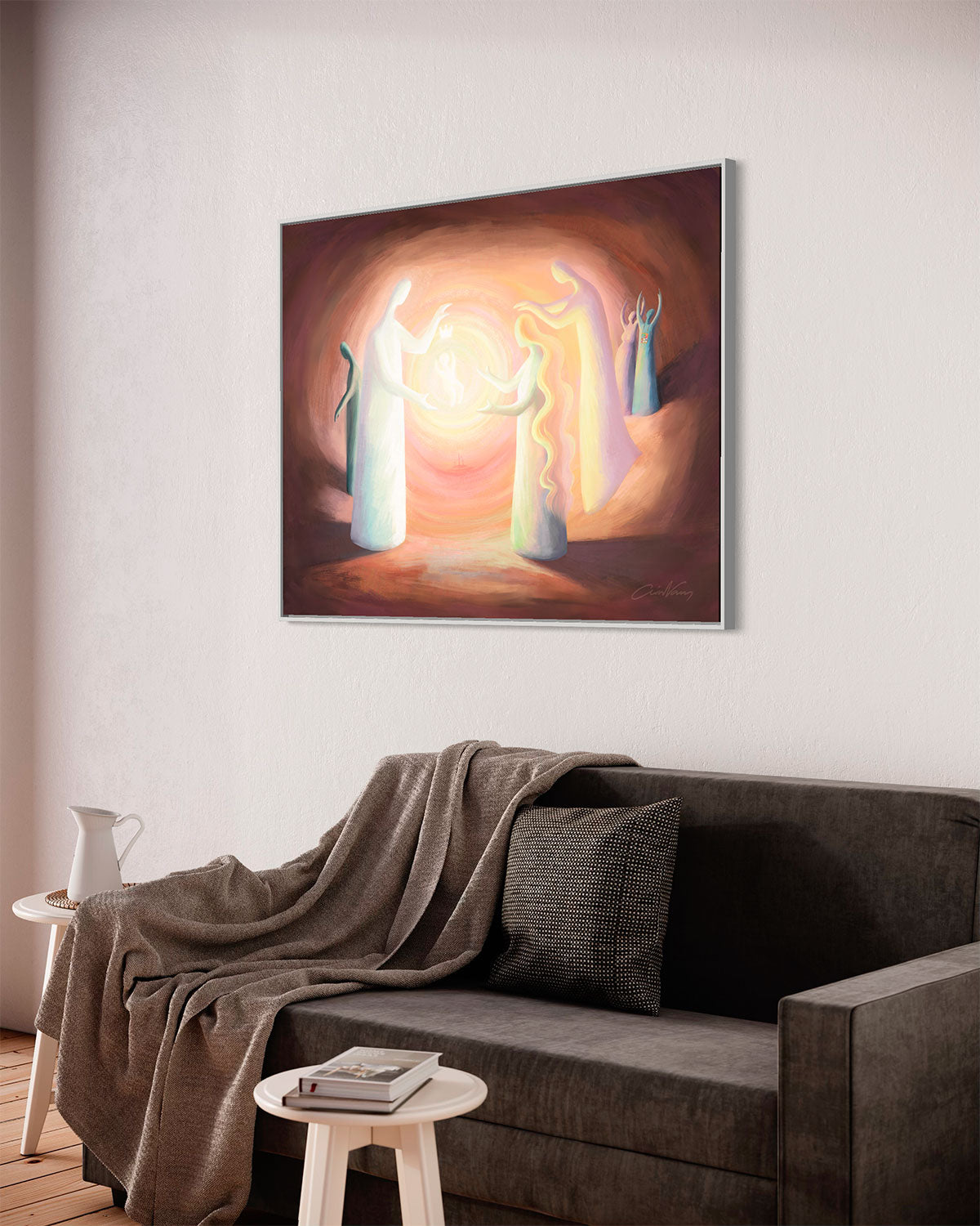 Prophetic Art Print "Emmanuel" Matthew 1:23, Ain Vares Art