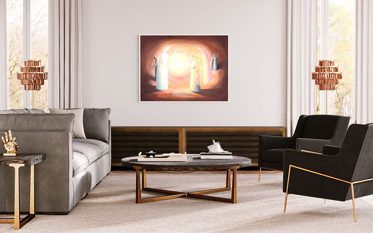Prophetic Art Print "Emmanuel" Matthew 1:23, Ain Vares Art