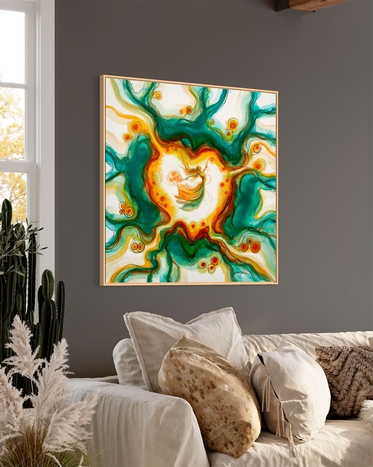 Prophetic Art Print "It's time to catch the little foxes" Song of Songs 2:15, Ain Vares Art