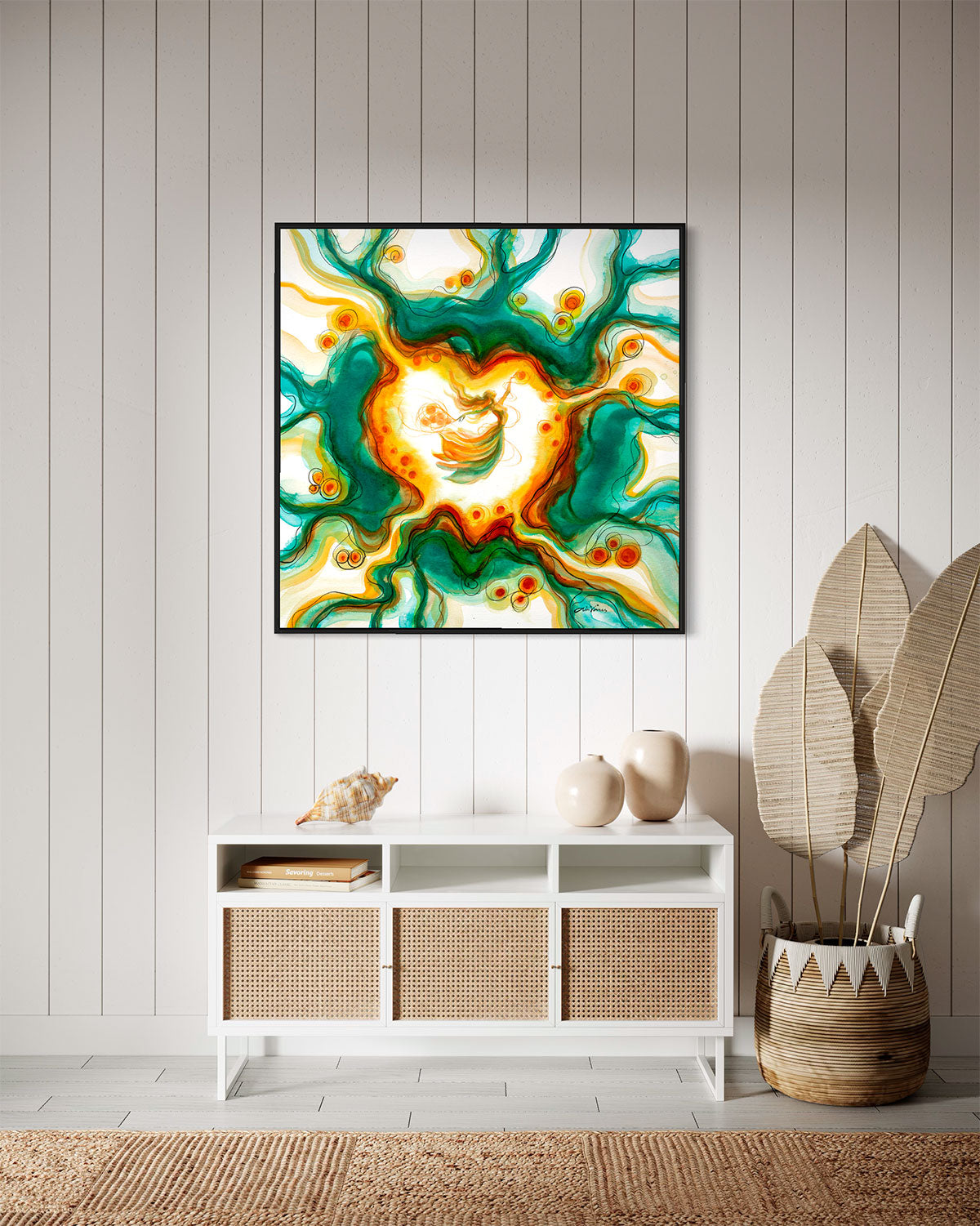 Prophetic Art Print "It's time to catch the little foxes" Song of Songs 2:15, Ain Vares Art