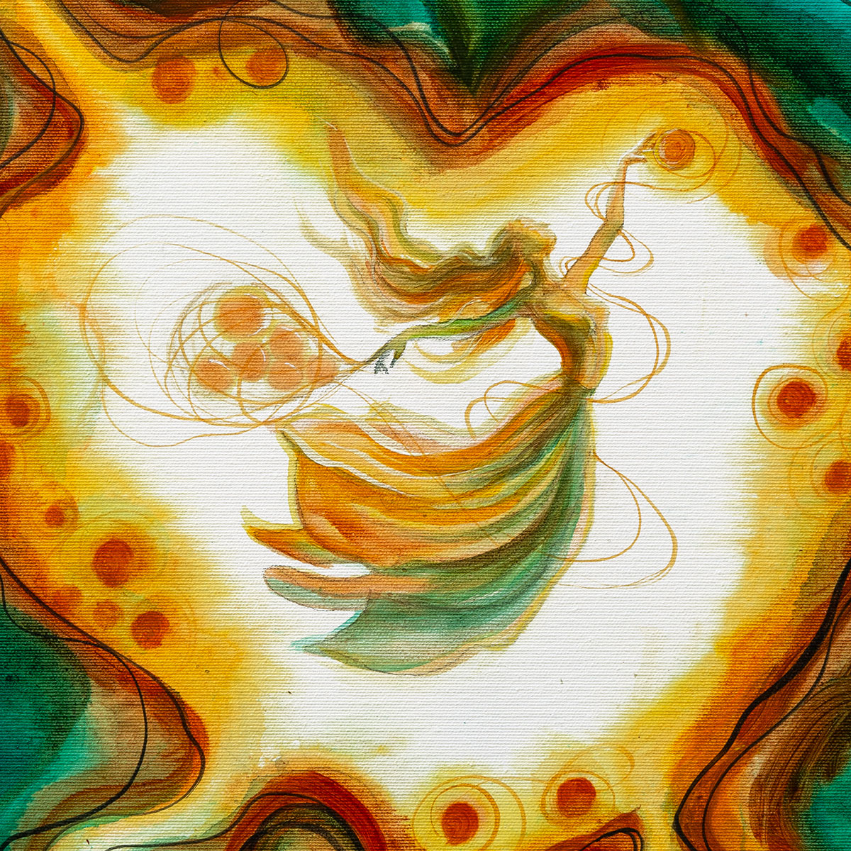 "It's time to catch the little foxes" - Original Prophetic Painting