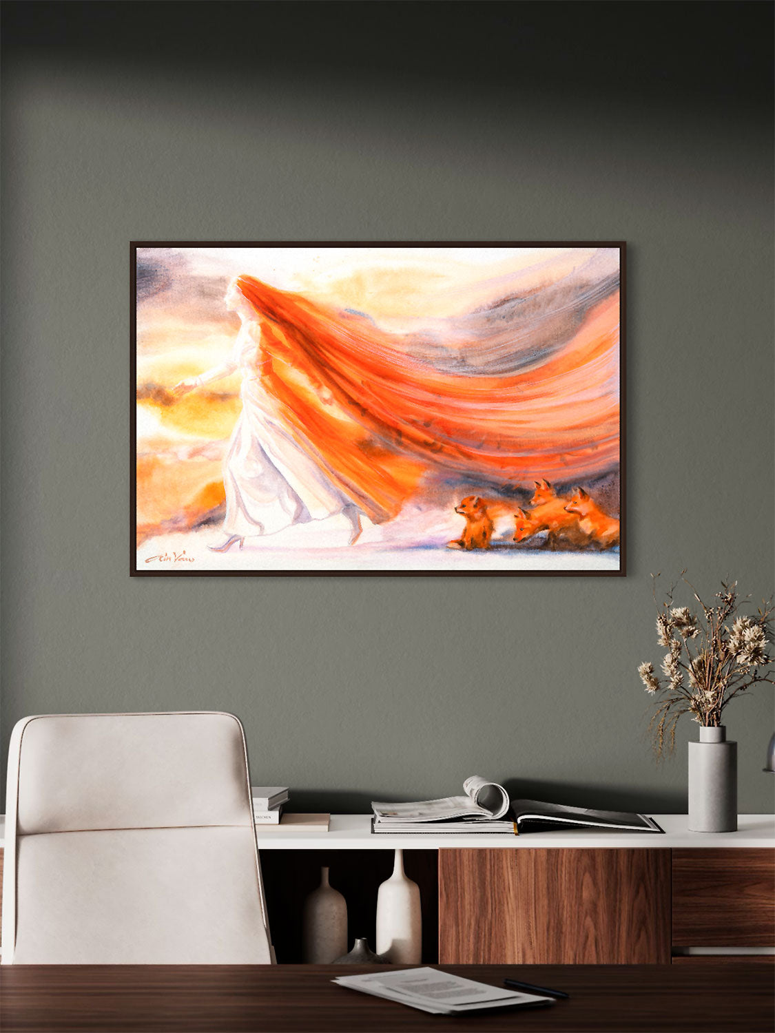 It's time to leave the little foxes behind - Prophetic Art Print