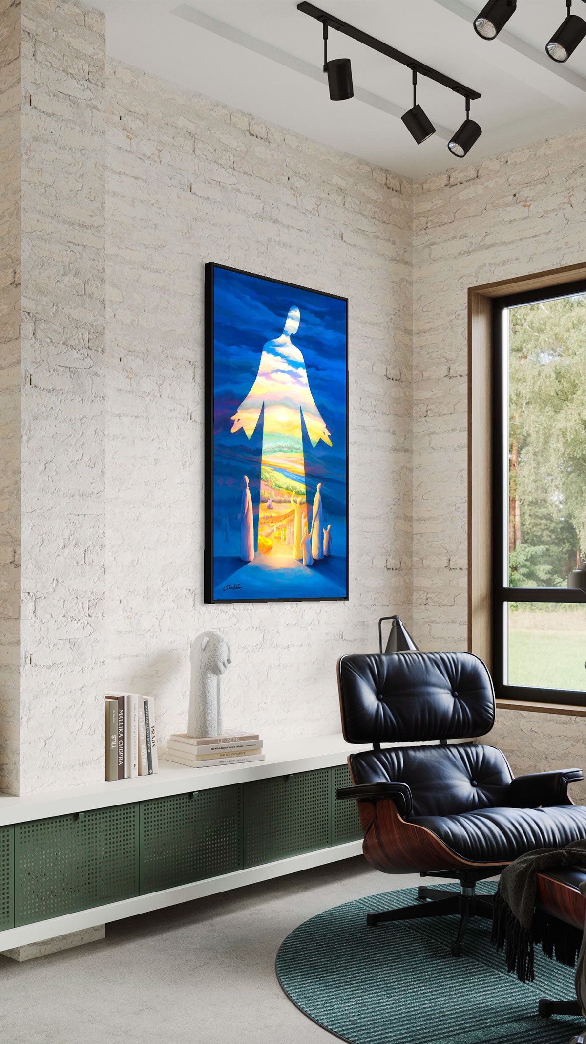Prophetic Art Print "Jesus is the Way the Truth and the Life" John 14:6, Ain Vares Art