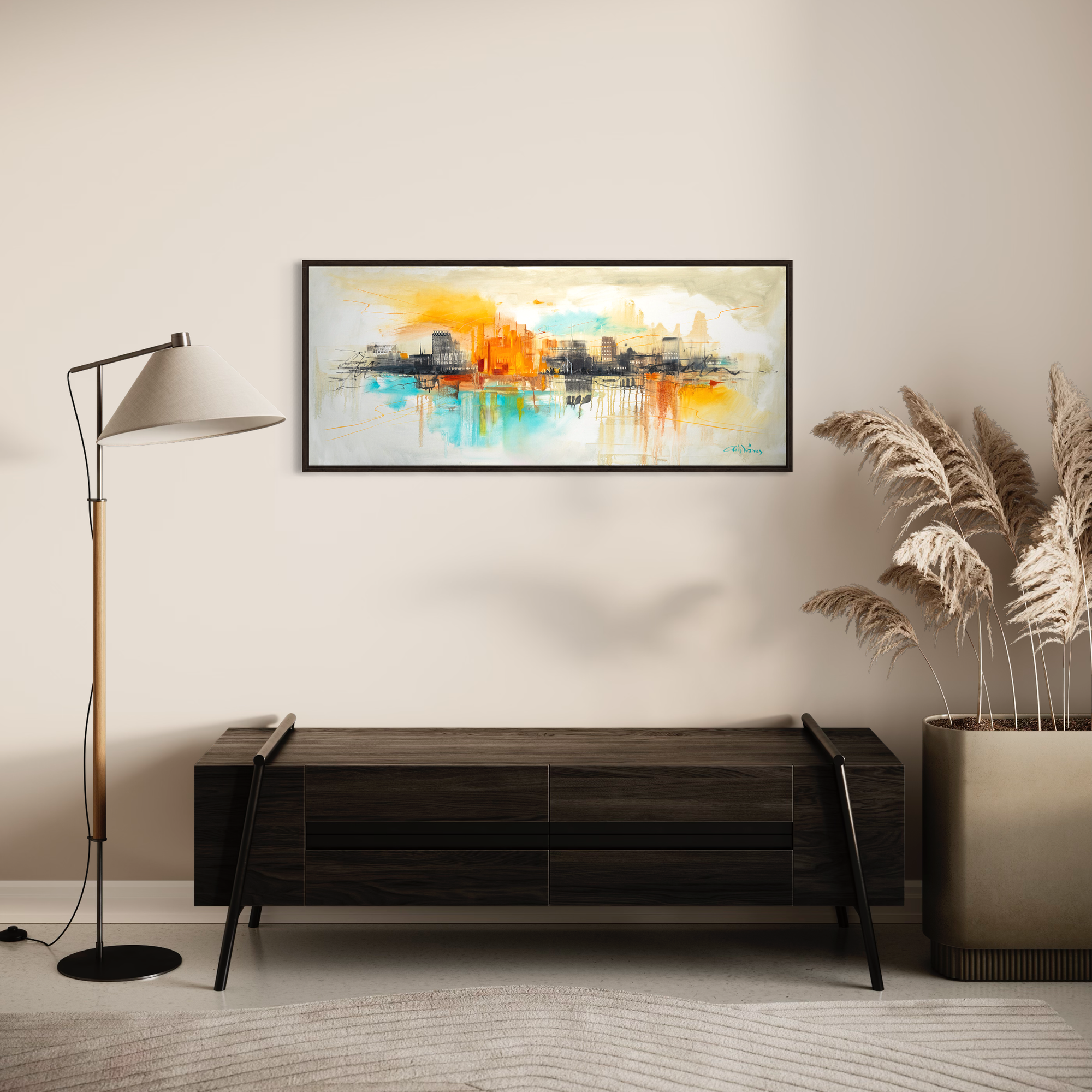 Prophetic Art Print "Journey to the Holy City-2" Revelation 21:2, Ain Vares Art