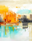 Prophetic Art Print "Journey to the Holy City-2" Revelation 21:2, Ain Vares Art