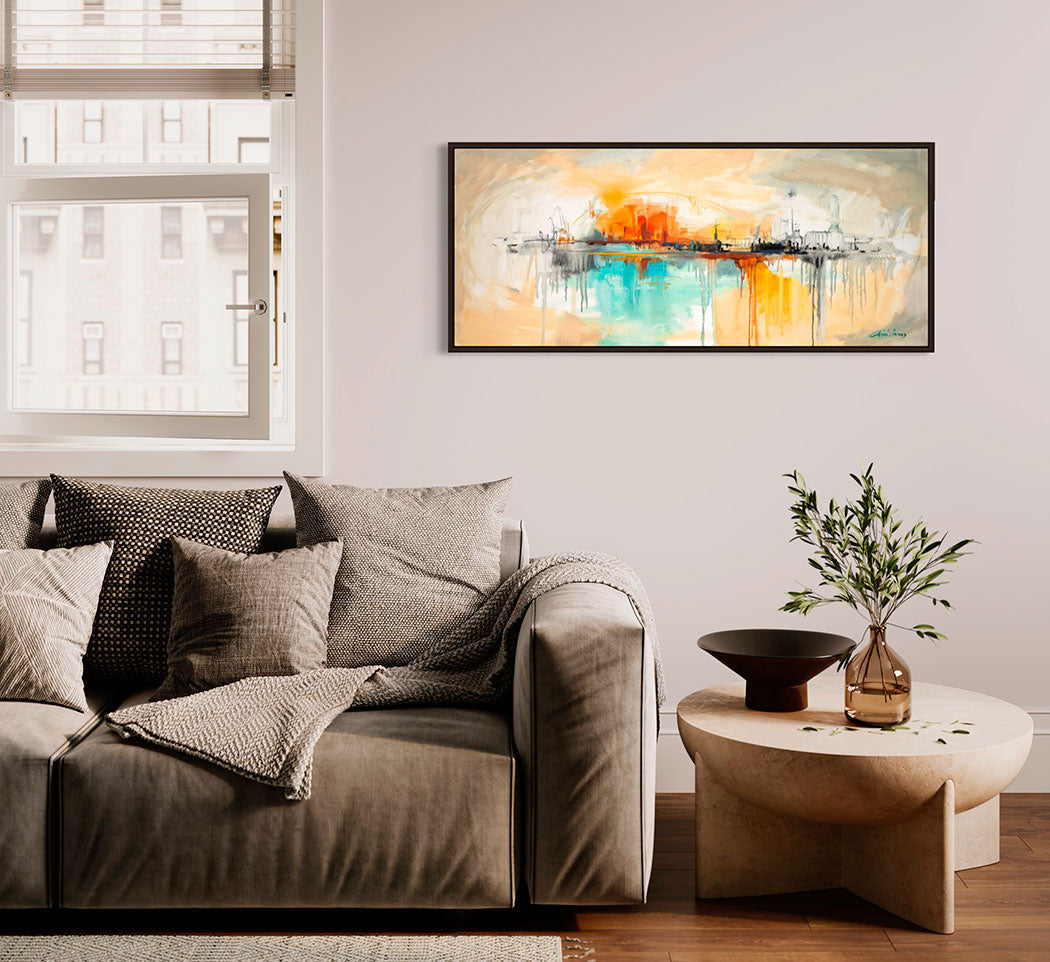 Prophetic Art Print "Journey to the Holy City-1" Revelation 21:2, Ain Vares Art