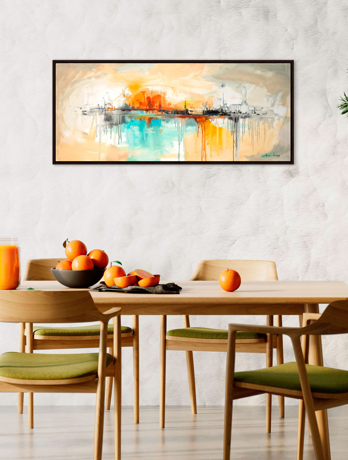 Prophetic Art Print "Journey to the Holy City-1" Revelation 21:2, Ain Vares Art