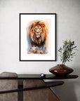 "The Lion and the Lamb" - Prophetic Art Print