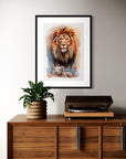 "The Lion and the Lamb" - Prophetic Art Print