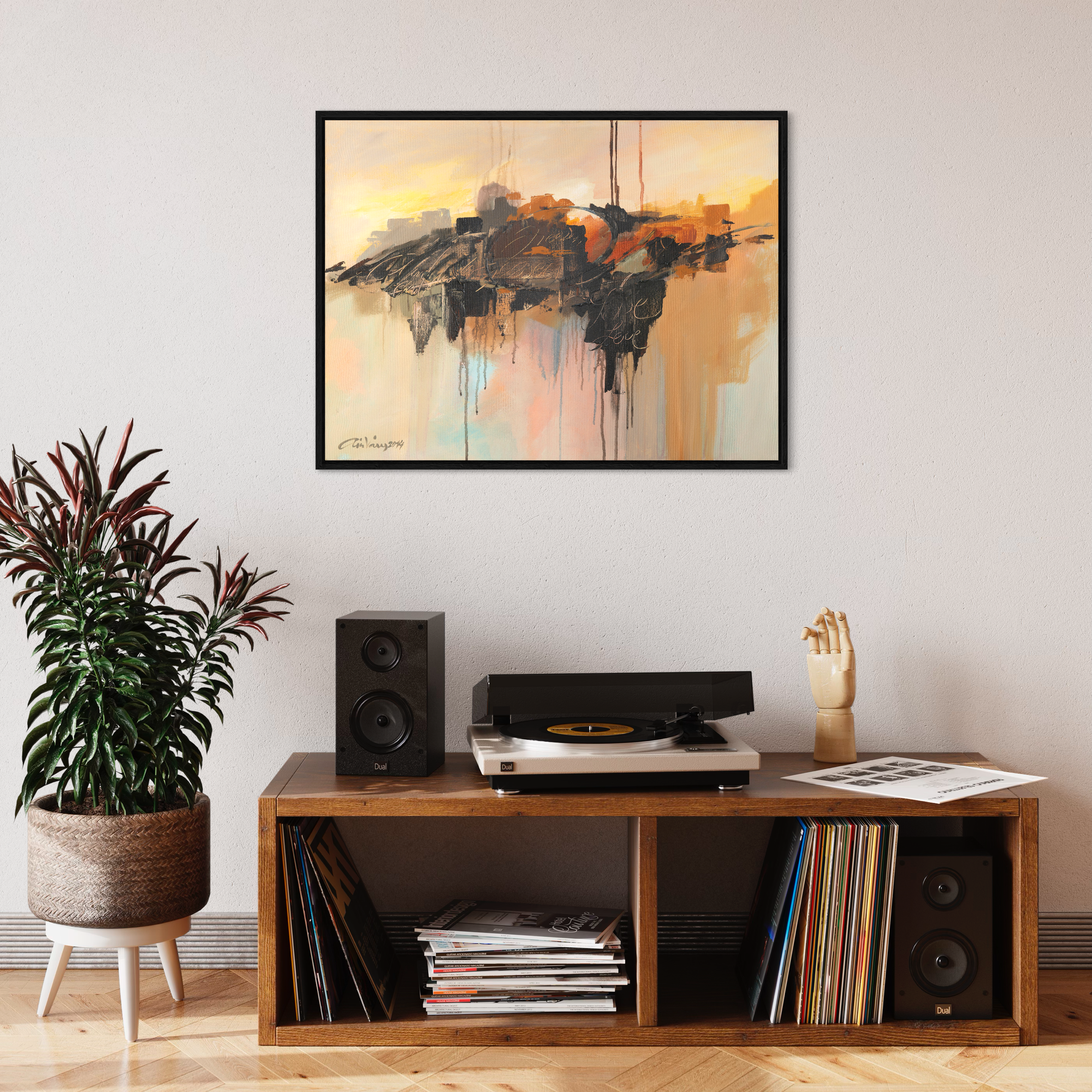 "Love Breaks Through" 1 John 4:9 - Original Painting