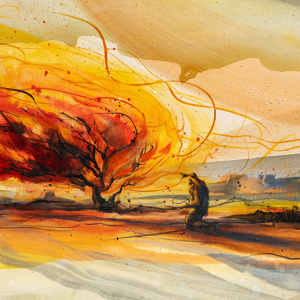 "My Burning Bush" - Prophetic Art Print