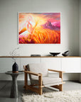 Prophetic Art Print "Open Your Eyes and Look at the Fields" John 4:35-36, Ain Vares Art
