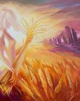 Prophetic Art Print "Open Your Eyes and Look at the Fields" John 4:35-36, Ain Vares Art
