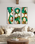"I can do all things through Him" triptych - Original Prophetic Painting