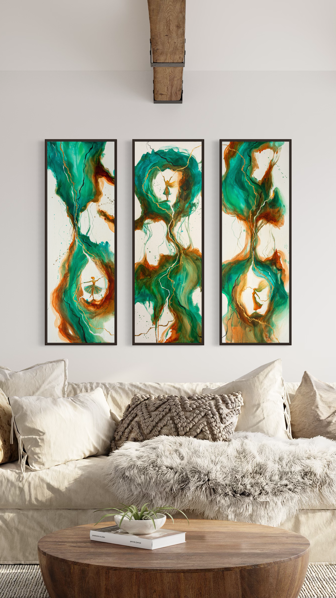 Prophetic Art Print "I can do all things through Him" Philippians 4:13, Ain Vares Art