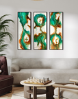 "I can do all things through Him" triptych - Original Prophetic Painting