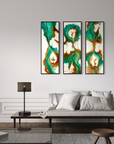 "I can do all things through Him" triptych - Original Prophetic Painting