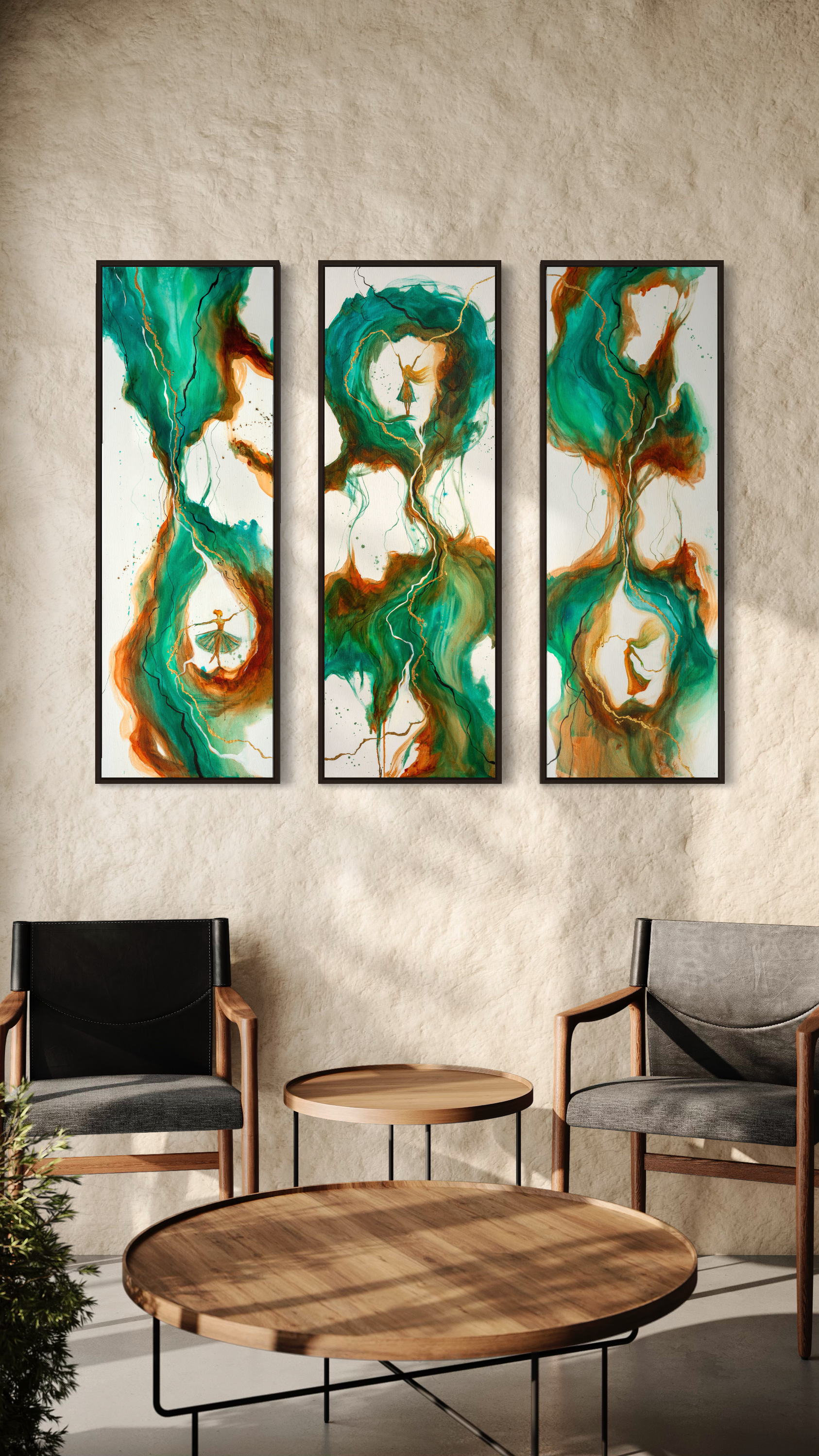 Prophetic Art Print "I can do all things through Him" Philippians 4:13, Ain Vares Art