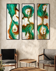 "I can do all things through Him" triptych - Original Prophetic Painting