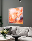 Prophetic Art Print "The Power of the Blood, Hebrews 9:14" Revelation 12:11, Ain Vares Art