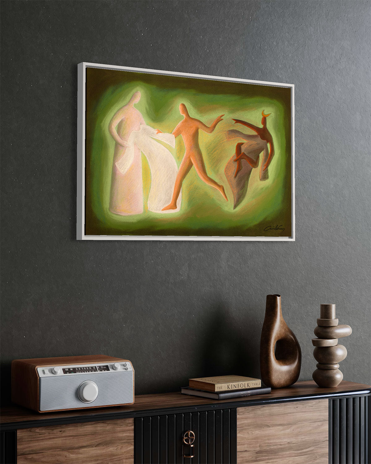 "Put on the New Self" Ephesians 4:22-24, prophetic art print, Ain Vares Art
