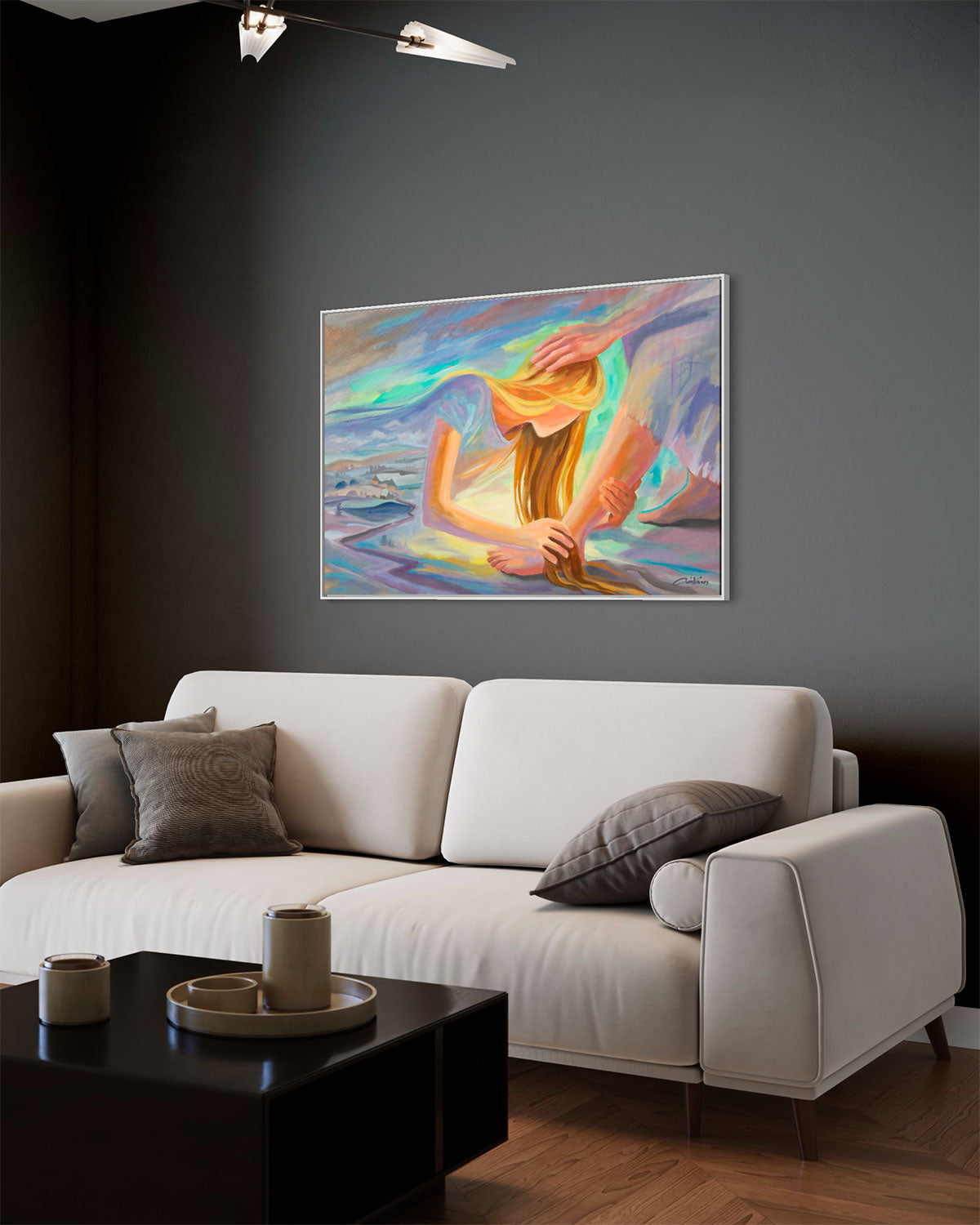 Prophetic Art Print "Repentance and Mercy" Luke 7:36-38, Ain Vares Art
