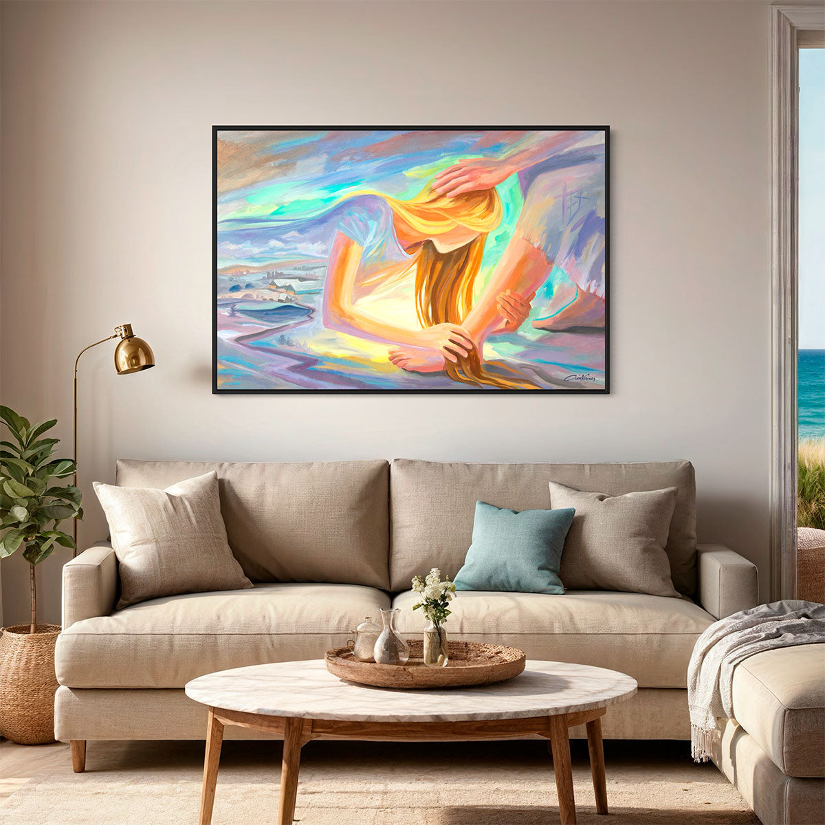 Prophetic Art Print "Repentance and Mercy" Luke 7:36-38, Ain Vares Art