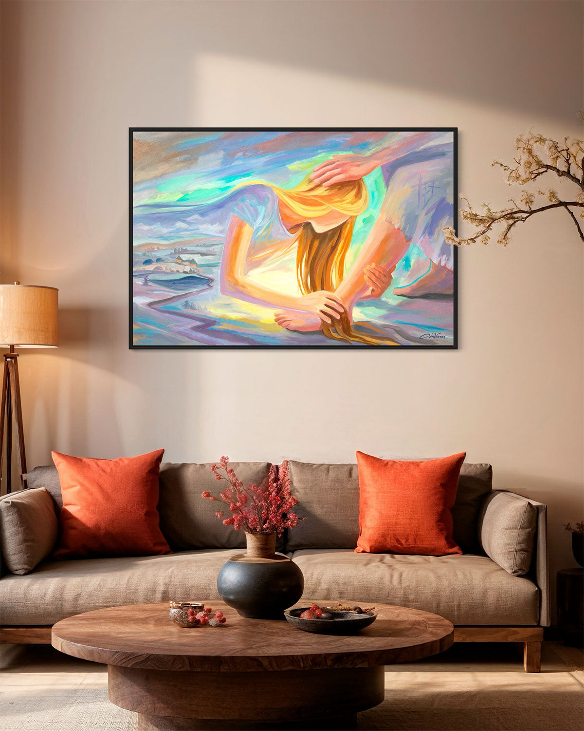 Prophetic Art Print "Repentance and Mercy" Luke 7:36-38, Ain Vares Art
